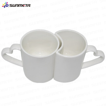 11oz Couple Sublimation White Blank Mug